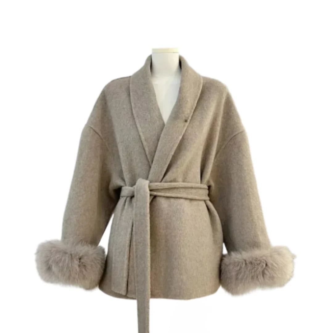 Arctic Grace Wool Coat