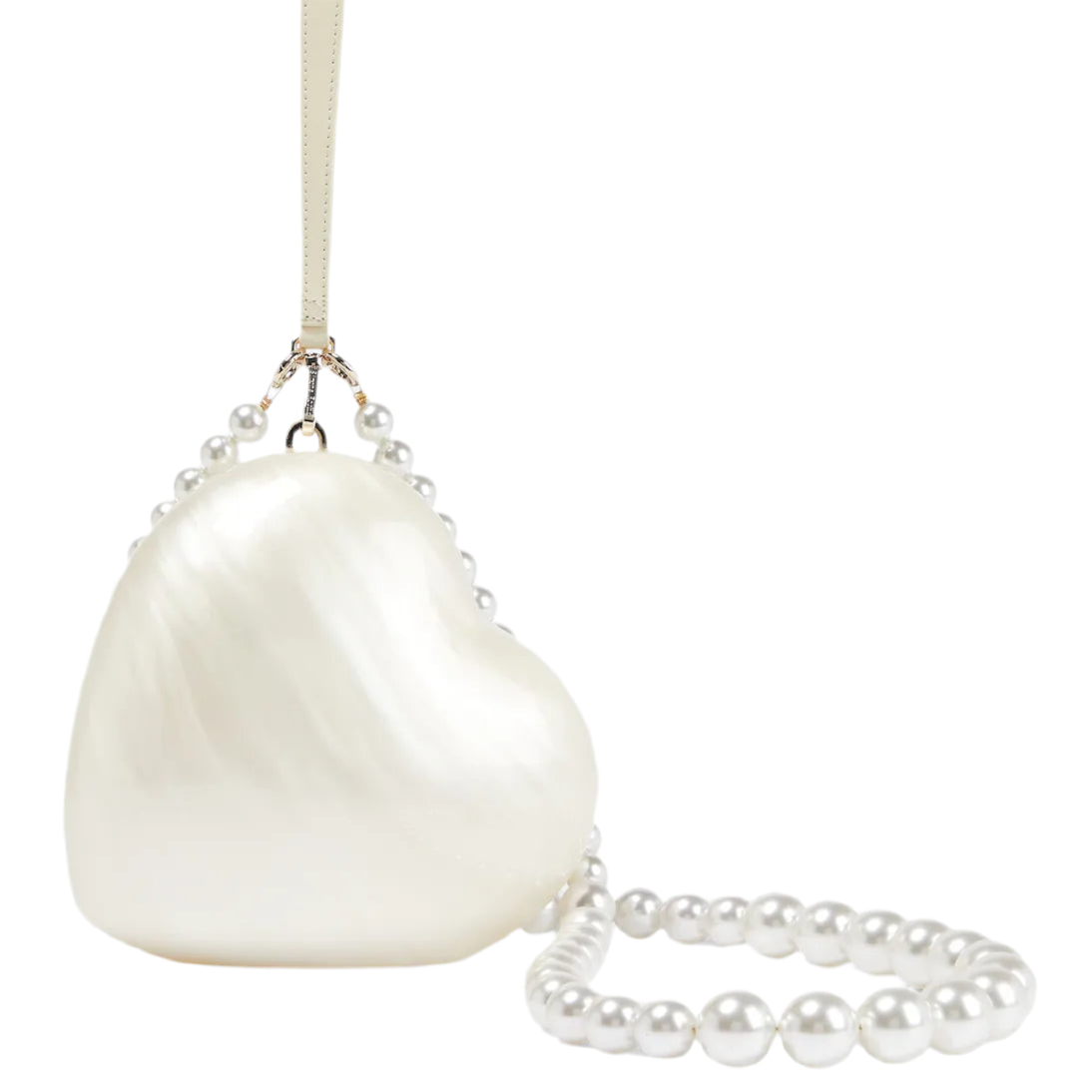 Pearl heart bag