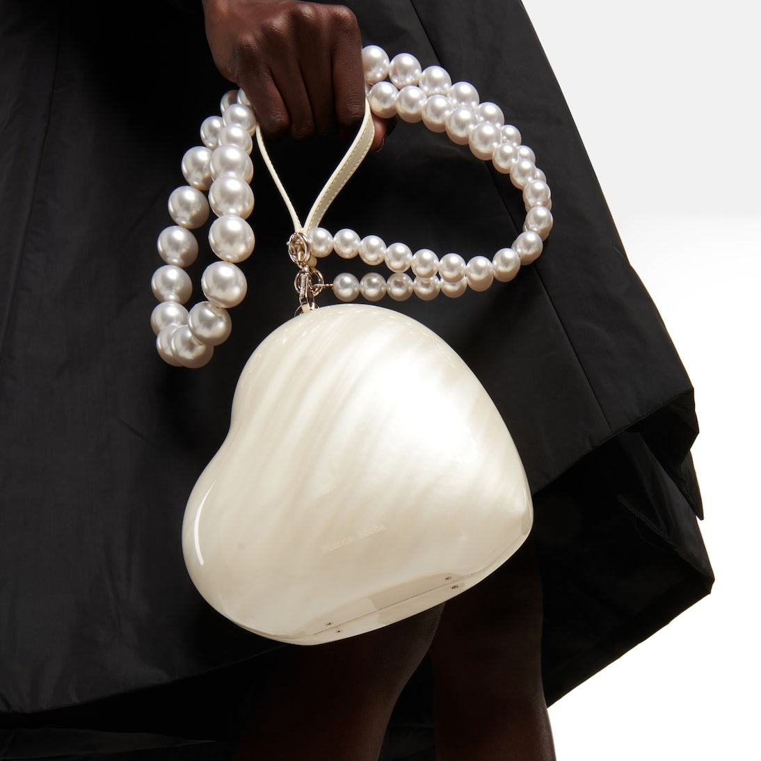 Pearl heart bag