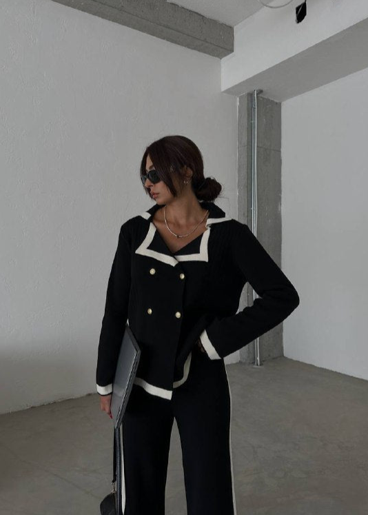 Sophia Contrast Suit